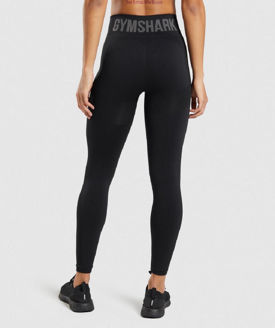 Gymshark Flex High Waisted Ženske Tajice Crne | HR 4056FDN